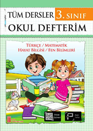 Ata 3.Sınıf Okula Yardımcı Tüm Dersler Okul Defterim- 6 lı Deneme Sınavı