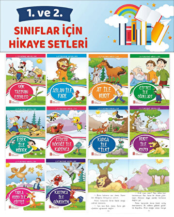 1.ve 2.Sınıflar İçin Okumayı Sevdiren La Fontaine Masalları (16 sayfa)
