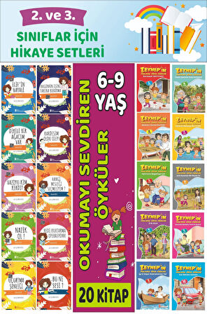 2.ve 3.Sınıflar İçin Okuma Alışkanlığı Kazandıran Mükemmel 20 li  Hikaye Seti 6