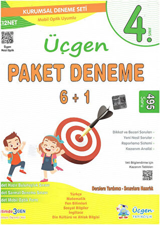 Ata 4.Sınıf Okula Yardımcı Bursluluk ve Özel Okullara Hazırlık Deneme Seti