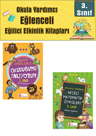 Ata 3.Sınıf Okula Yardımcı Eğitici Öykülerle Okuduğumu Anlıyorum- Neşeli Matematik Öyküleri