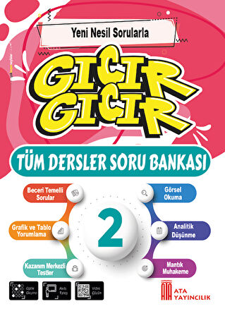 2.Sınıf Gıcır Gıcır Tüm Dersler Soru Bankası + 7 li Denenmiş Deneme