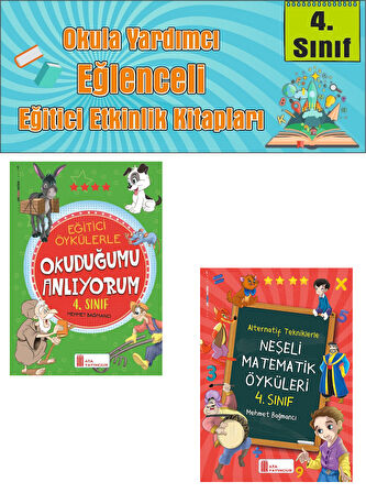 Ata 4.Sınıf Okula Yardımcı Eğitici Öykülerle Okuduğumu Anlıyorum- Neşeli Matematik Öyküleri