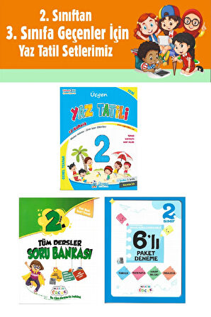 Üçgen 2.Sınıftan 3.Sınıfa Geçenler İçin Yaz Tatil Seti
