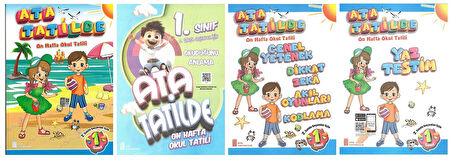 1.Sınıftan 2.Sınıfa Geçenler İçin Ata Tatilde +10 lu Hikaye Seti 4