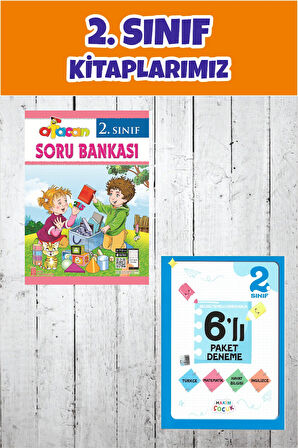 2.Sınıf Afacan Tüm Dersler Soru Bankası+ 6 lı Paket Deneme