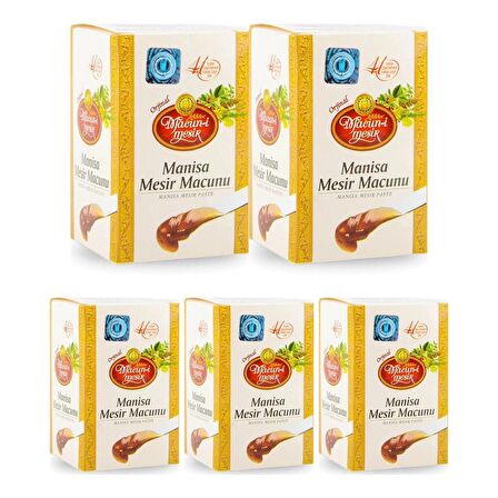 Merkez Efendi Orjinal Manisa Mesir Macunu 450 gr 5 Li Set