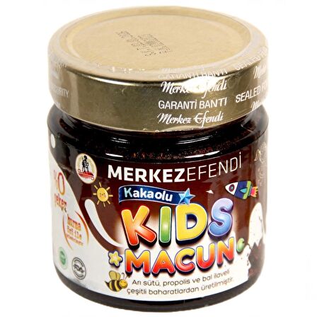 Kids Çocuklar Için Özel - Arı Sütü, Pekmez, Bal Ve Vitamin Katkılı Kakaolu Macun