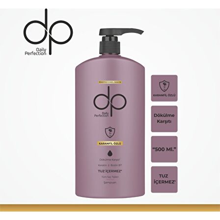 Dp Daily Perfection Karanfil Özlü 500 ml Tuzsuz Şampuan