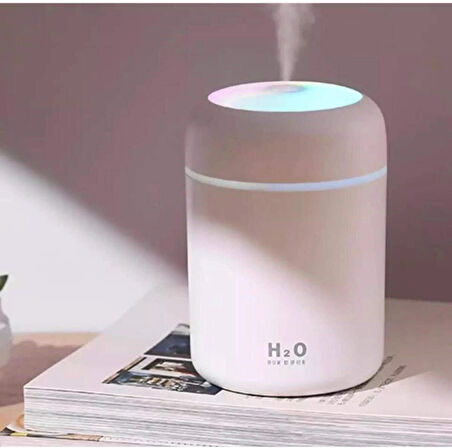 H2o Humidifier 300 ml Ulrasonik Hava Nemlendirici Buhar Makinesi Ve Aroma Difüzörü