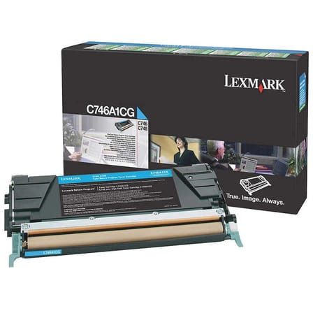 Lexmark C746 C746A1CG Mavi Orijinal Toner