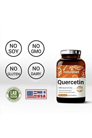  Naturebell Quercetin 240 Tablet - Bağışıklık Sistemini Güçlü Bir Şekilde Destekler