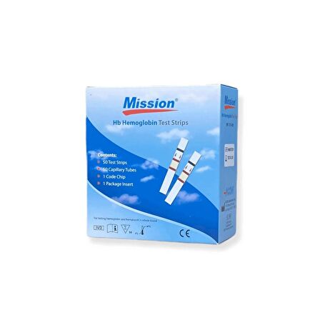 Mission Hemoglobin Stribi 50'lik Kutu