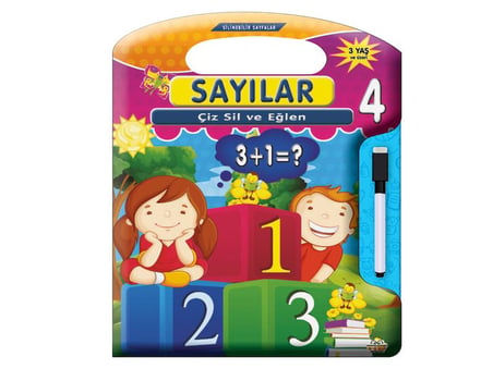 3-6 Yaşa Uygun Çiz Sil Eğlen Seti - 5 Kitap