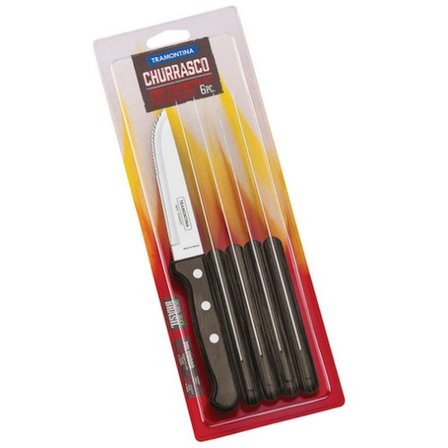 Tramontina Churrasco 21413/695 Jumbo Biftek-Steak Bıçağı (6 lı Blister)