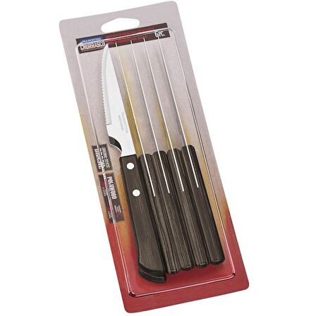 Tramontina Churrasco 21109/694 Biftek-Steak Bıçağı (6lı Blister)
