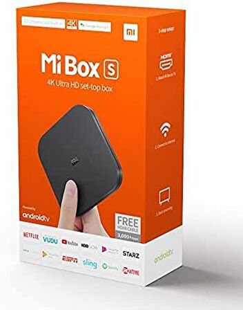 Xiaomi Mi Box S 4K Android TV Box Siyah