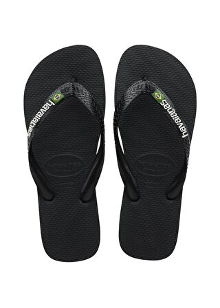 Havaianas Siyah Erkek Terlik BRASIL LOGO