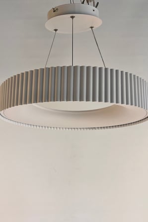 Modern Oluklu Detaylı Halka LED Sarkıt Avize