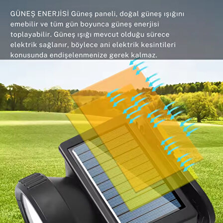 su geçirmez solar şarjlı 98000w ışık gücüne sahip kafa feneri or-9958a