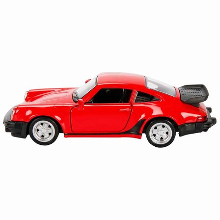 1:32 RMZ City Alman Klasikleri Serisi Die Cast Çek Bırak Model Araba - Kırmızı Porsche 911 Turbo 3.3 Kırmızı