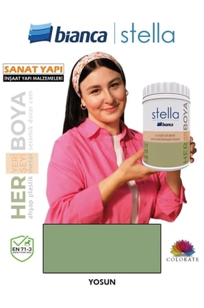 Stella Su Bazlı Akrilik Boya Rengarenk