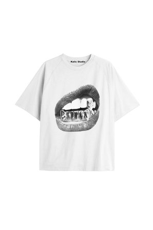 UNİSEX Bay Grillz Tee Desenli Beyaz Yazlık T-shirt