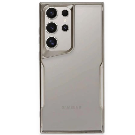 Samsung Galaxy S24 Ultra Kılıf Boyi Silikon Kapak - Titan Gri