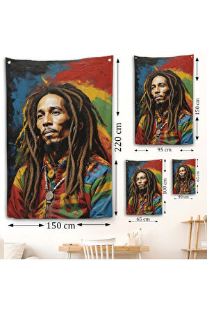 Bob Marley Duvar Örtüsü-7892