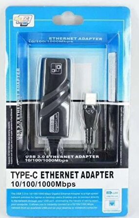 Technow PLH-092 Type-C USB 3.1 To Rj 45 Ethernet Adaptör