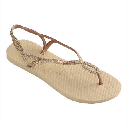 Havaianas Luna Premium II Sand Grey  Kadın Gold Terlik