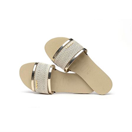 Havaianas You Trancoso Premium Sand Grey  Dore Kadın Terlik