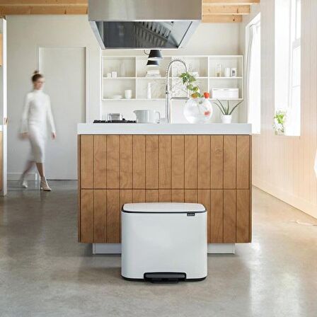 Brabantia Çöp Kutusu 36 lt Pedallı Bo Beyaz 121388