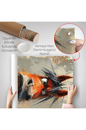 Sevimli Eşek Duvar Örtüsü-7893