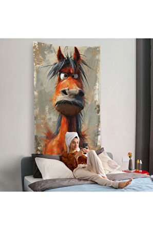 Sevimli Eşek Duvar Örtüsü-7893