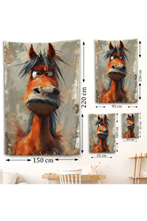 Sevimli Eşek Duvar Örtüsü-7893