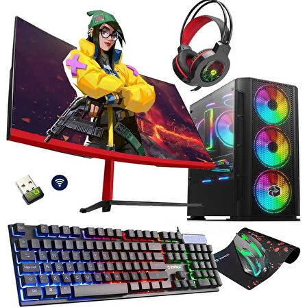 Zeiron Rgx750 AMD 3600 16 GB DDR4 RAM 256 GB SSD NVIDIA GeForce GTX 1650 FreeDos Masaüstü Bilgisayar 