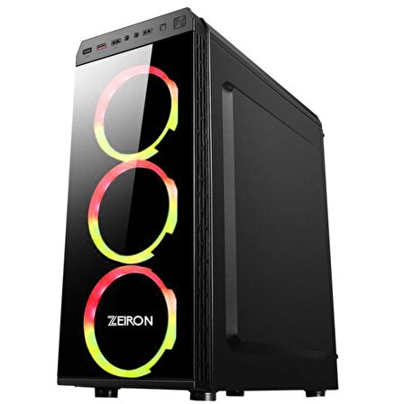 Zeiron Esc X80 Intel i5 3470 16 GB DDR3 RAM 240 GB SSD 500 GB HDD AMD Radeon RX 550 FreeDos Masaüstü Bilgisayar 