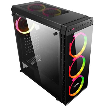 Zeiron Esc X80 Intel i5 3470 16 GB DDR3 RAM 240 GB SSD 500 GB HDD AMD Radeon RX 550 FreeDos Masaüstü Bilgisayar 