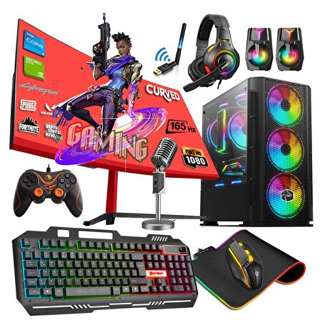 Zeiron Gtx60 AMD 3600 16 GB DDR4 RAM 256 GB SSD NVIDIA GeForce GTX 1650 FreeDos Masaüstü Bilgisayar 