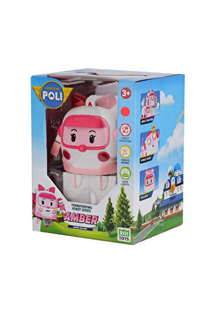Robocar Poli Büyük Transforming Robot AMBER( Sesli ve Işıklı ) Oyuncak Robocar Poli Amber