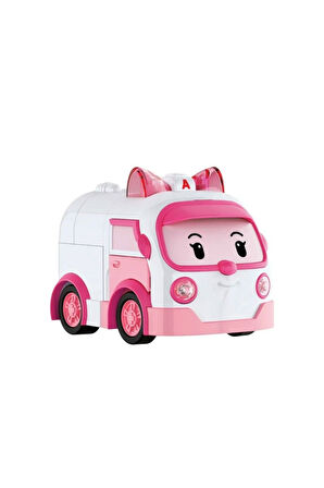 Robocar Poli Büyük Transforming Robot AMBER( Sesli ve Işıklı ) Oyuncak Robocar Poli Amber
