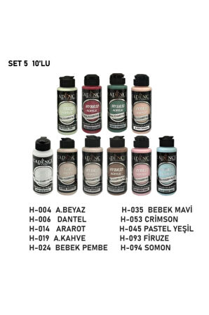 Hybrid Multisurface 120ml 10'lu Set(5)