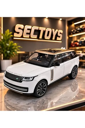 1:24 Range Rover SV 2022 Diecast Model Araba Sesli Işıklı Range Rover Model Araba Metal Komple