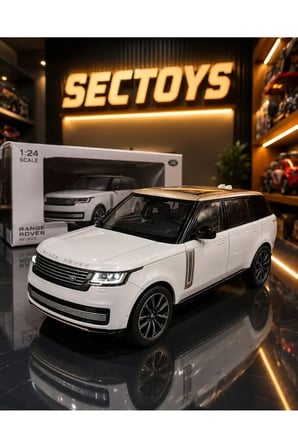 1:24 Range Rover SV 2022 Diecast Model Araba Sesli Işıklı Range Rover Model Araba Metal Komple