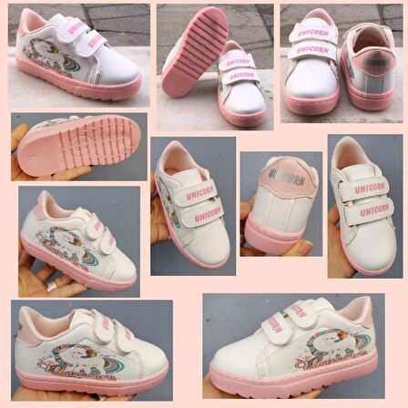 MODAVALS ÇİZGİ FİLM KARAKTERLİ UNICORN KIZ ÇOCUK SPOR AYAKKABI