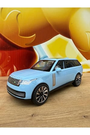 Range Rover Sport Model Araba PLASTİK Sesli Işıklı Açılan Kapılar Range Rover Araba Mavi