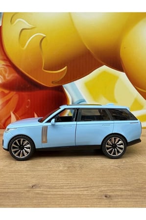Range Rover Sport Model Araba PLASTİK Sesli Işıklı Açılan Kapılar Range Rover Araba Mavi