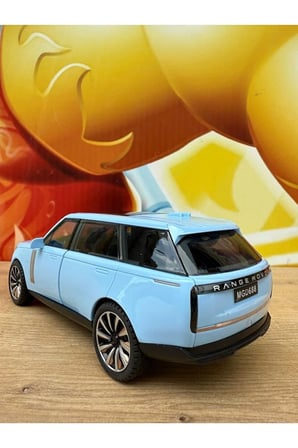 Range Rover Sport Model Araba PLASTİK Sesli Işıklı Açılan Kapılar Range Rover Araba Mavi