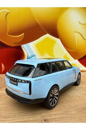 Range Rover Sport Model Araba PLASTİK Sesli Işıklı Açılan Kapılar Range Rover Araba Mavi